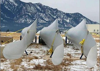 Wind turbine blades.