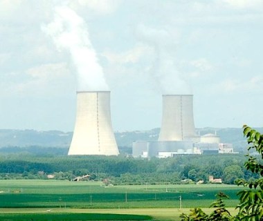 French nuclear power plant. 