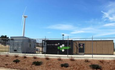 Equipment in Dynapower's micro-grid in South Burlington, Vermont
