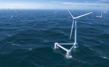 Principle Power WindFloat offshore windfarm