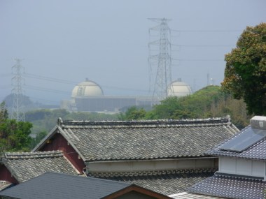 Kyushu's Genkai nuclear power plant. Photo by KEI. Wikimedia Commons. 