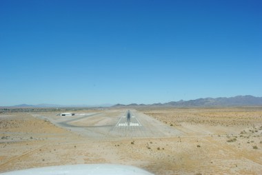 View from an airplane landing at Blythe, California in 2010. Photo by Shane.torgerson. Wikimedia Commons. 