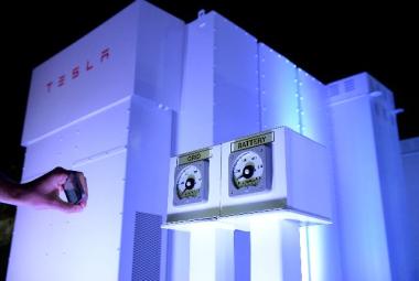 Tesla utility-scale batteries.