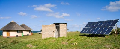 Off-grid village power plant. 