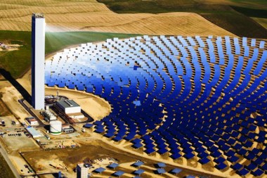 The PS20 concentrated solar thermal plant in Spain.
