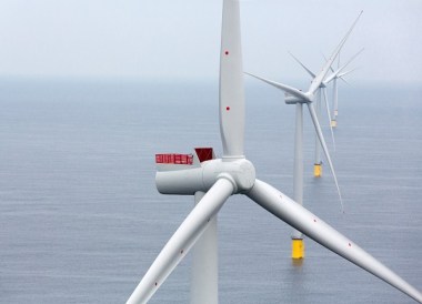 The Siemens SWT-6.0-154 at Westermost Rough offshore wind power plant (Siemens)