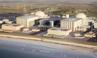 Opponents see Hinkley Point C as an unnecessary show of support for nuclear energy. Photograph: EDF/PA.