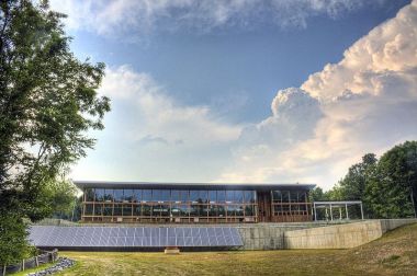 Omega Center for Sustainable Living at Rhinebeck, New York. Photo by Andy Milford from Dahlonega, GA. Creative Commons Attribution 2.0 Generic license. Wikimedia Commons.
