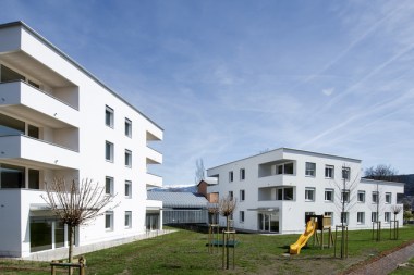A 16-unit apartment building in Innsbruck, Austria, is the first of its kind to be certified under Passive House Plus. Passive House Institute photo.
