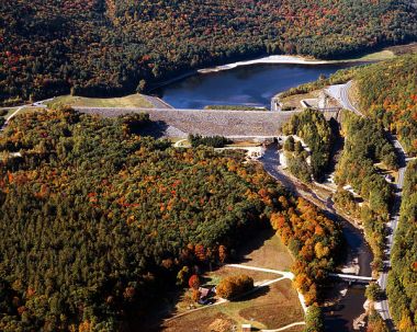 Townshend Lake and Dam. US Army Corps of Engineers photo.