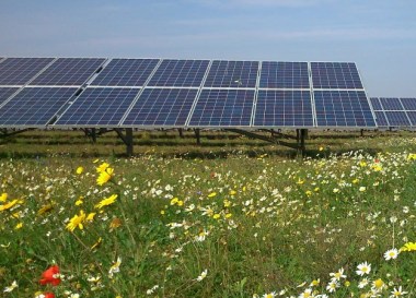 Image: Saxley solar farm in Hampshire (Solarcentury)