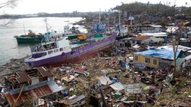 Developing nations point to Typhoon Haiyan as an example of the damage wrought by extreme weather events. Reuters.
