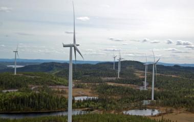 Wind farm in Sweden. Author: Jämtkraft. License: Creative Commons, Attribution 2.0 Generic.