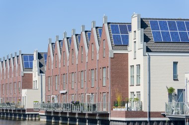Image: rooftop solar in the Netherlands, via Shutterstock