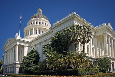 The California capital building will be 100% renewably powered. 