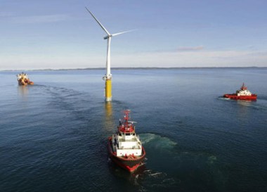 Hywind 1 off Norway. Statoil Image.