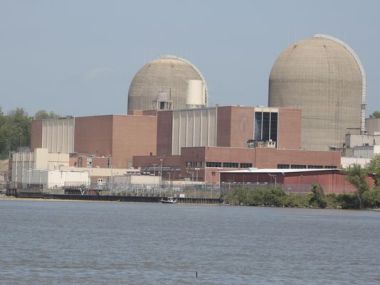 Indian Point nuclear plant, which the government of New York would prefer to close. Photo: Ricky Flores/The Journal News