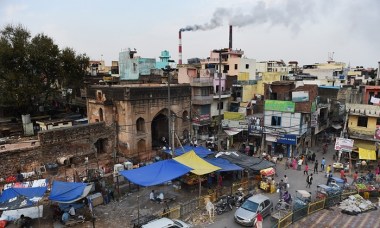 The coal-based Badarpur Thermal Station in New Delhi. Photo: Money Sharma/AFP/Getty Images