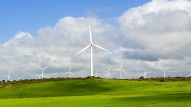 Wind farm in Cape Town, South Africa. Credit: jbdodane/flickr
