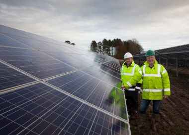 Scottish PV array near Arbroath (British Solar Renewables)