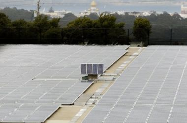 The roof of the Sunset Reservoir, in San Francisco. Photo: Michael Macor, The Chronicle