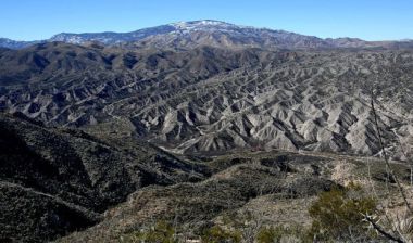 The ridge line above the canyon is the proposed route of the SunZia project. A.E. Araiza / Arizona Daily Star