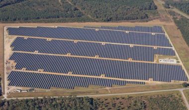Solar farm under construction in North Carolina. Photo courtesy Duke Energy