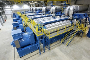 Wärtsilä 34SG engines at Pearsall Power Plant, located in Texas (Image: Wärtsilä)