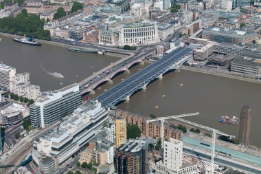 SolarCentury's Blackfriars Bridge array in London. Solarcentury image