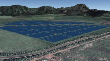 The Kauai Island Utility Cooperative's Koloa Solar project. Photo courtesy KIUC.