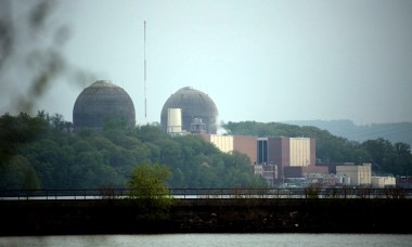 The Indian Point energy center in Buchanan, New York. Photograph: Ricky Flores/AP