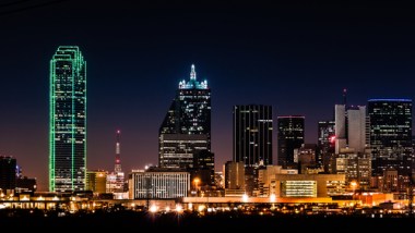 Dallas skyline via Shutterstock