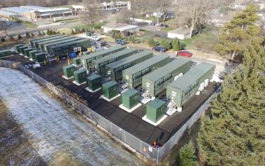 EDF Renewable Energy's first commercial storage project in McHenry County Illinois. Photo: Business Wire