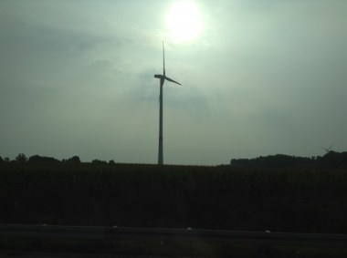 Wind turbine and sun