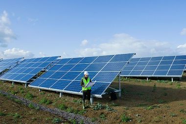 Solar panels in England (Photo: Getty Images)