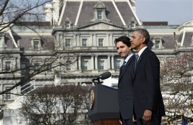 Prime Minister Trudeau and President Obama. (AP Photo / Susan Walsh)
