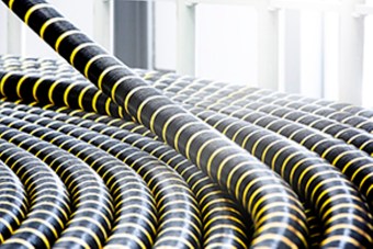 ABB's high-voltage cable manufactured in Karlskrona factory, Sweden. Photo: courtesy of ABB.
