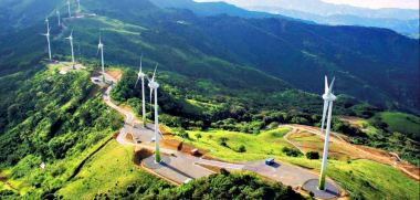 Santa Ana, Costa-Rica Wind Turbines. Photo sites.psu.edu
