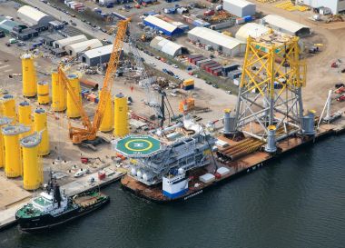 Sandbank substation. Bladt Industries photo