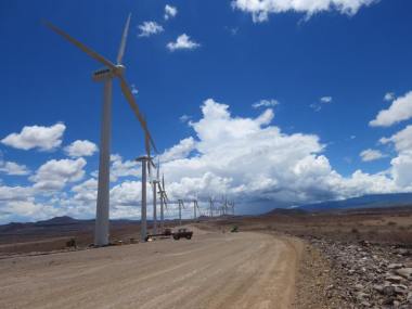 Lake Turkana wind system. Vestas photo.