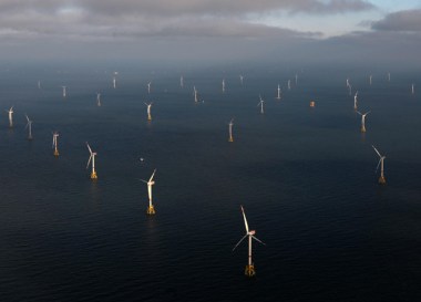 Offshore wind farm. RWE image.