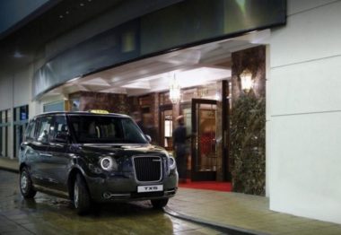 London electric taxi.