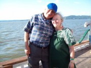 Carol Levin and her husband, the late Richard Gottlieb. Richard installed PVs on the first satellites powered by the sun. Courtesy photo.