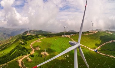 Windpower in China. Image from Wikipedia.