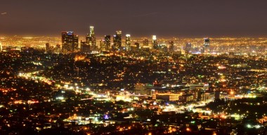 It takes a lot of energy to run all those lights. But could it all be green? Credit: Shutterstock.