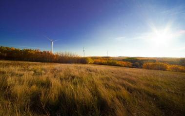 The Bull Creek Wind Facility. Source: BluEarth Renewables Inc. License: All Rights Reserved