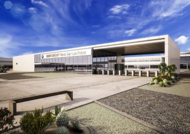 Image of BMW plant in Mexico.