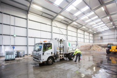Vehicle inside Tamar Energy's reception hall