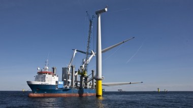 Cheap steel and favourable regulations are helping to cut offshore wind power costs (Pic: DONG Energy A/S)