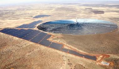 Rendering of the Redstone Solar Thermal Power Plant. Credit: Supplied 